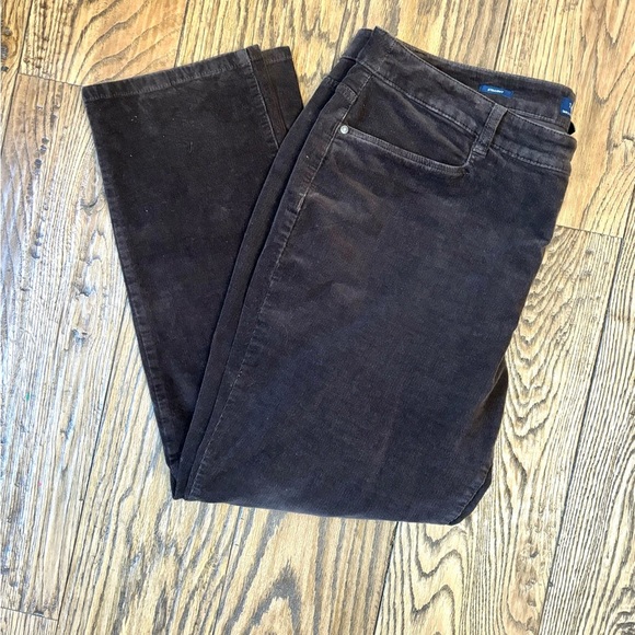 Talbots Women’s Corduroy Simply Flattering Straight Pants Brown Size 18W - Picture 1 of 5